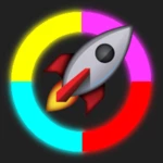 color rocket android application logo